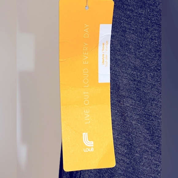 NWT- LOLE dress size small.  Stretchy comfortable fabric heathered  grey - Picture 3 of 8